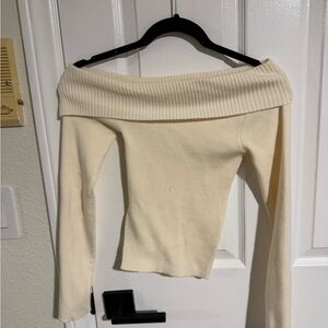Fold over sweater
